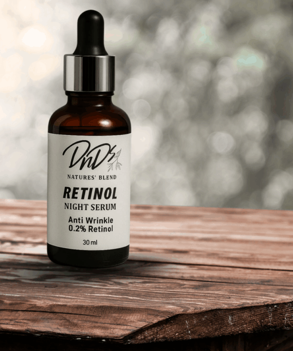 DnDs Retinol Night Serum 30ml for anti-aging and skin renewal