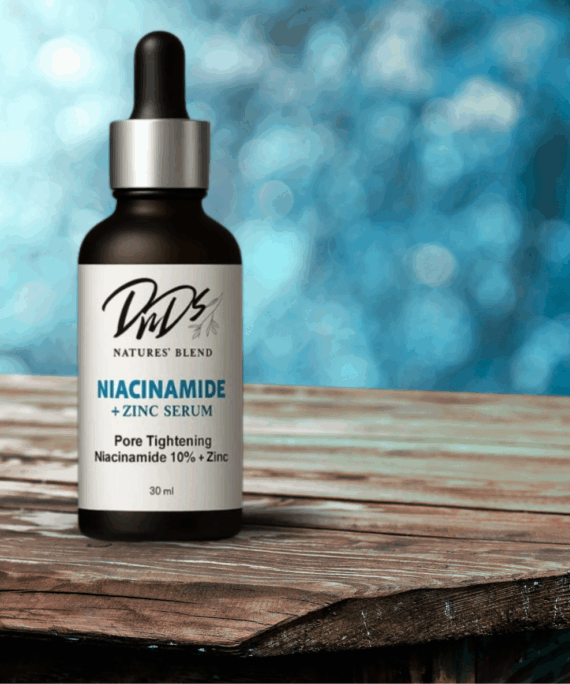 DnDs Niacinamide + Zinc Serum for glowing, oil-free skin