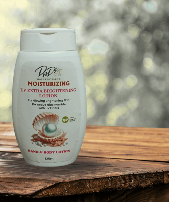 DnDs UV Extra Brightening Lotion – brightening and sun-protective body lotion for radiant, even-toned, and healthy-looking skin