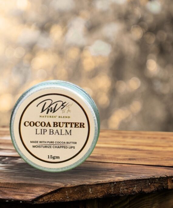 DnDs Cocoa Butter Lip Balm 15 gm – Deep Moisturizing Natural Lip Balm for Dry & Chapped Lips